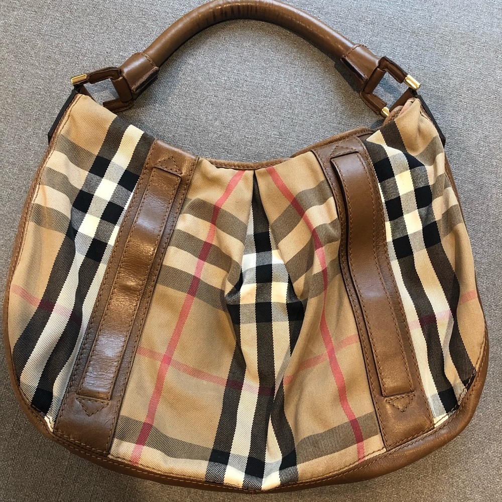 Burberry Large Nova Check Hobo